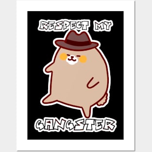 Fedora Purrfection - Respect My Gangster Posters and Art